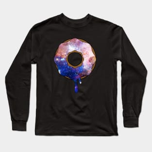 Melting Galaxy Donut Long Sleeve T-Shirt